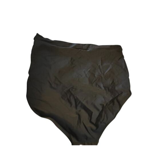 Shapermint Essentials Black High Waist Bikini Bottom Women's XL Ruched Sides New - Picture 4 of 7